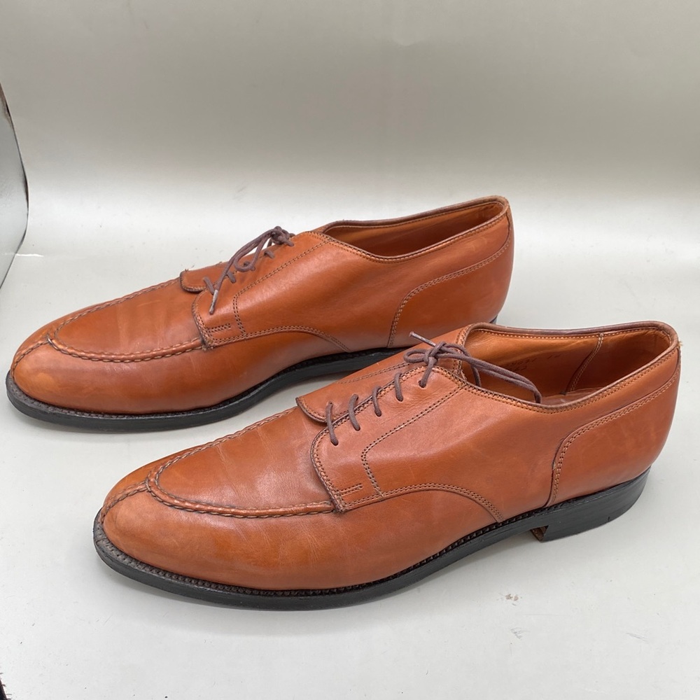 Alden Brown Leather Men's Oxfords (lot 430) - Picture 3 of 13